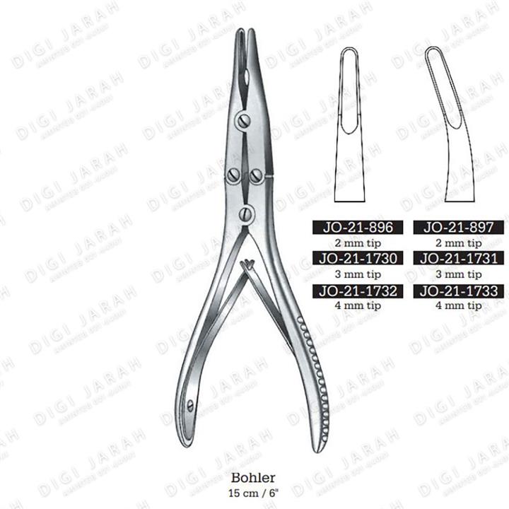 رانژور دبل اکشن کرو JO-21-1731 surgicon 15cm 3mm zaufal